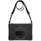 Funda Brobotix De Uso Rudo, Con Correa Y Giro 360 Grados Para Samsung Galaxy Active Pro 10.1 Pulgadas T540, T545, T547, T630, T636