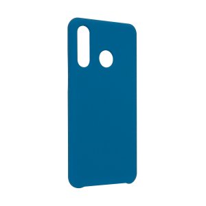 Funda Ghia De Silicon Color Azul Con Mica Para Huawei P30 Lite