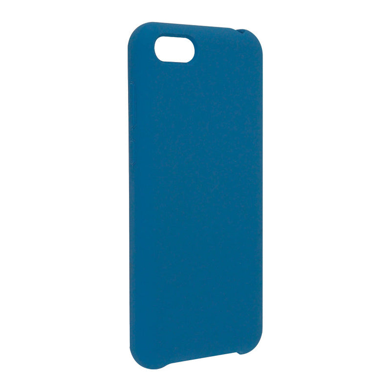 Funda Ghia De Silicon Color Azul Con Mica Para Huawei Y5