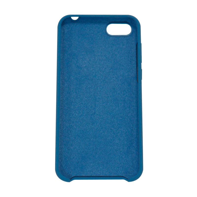 Funda Ghia De Silicon Color Azul Con Mica Para Huawei Y5