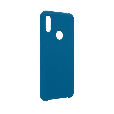 Funda Ghia De Silicon Color Azul Con Mica Para Huawei Y6 2019