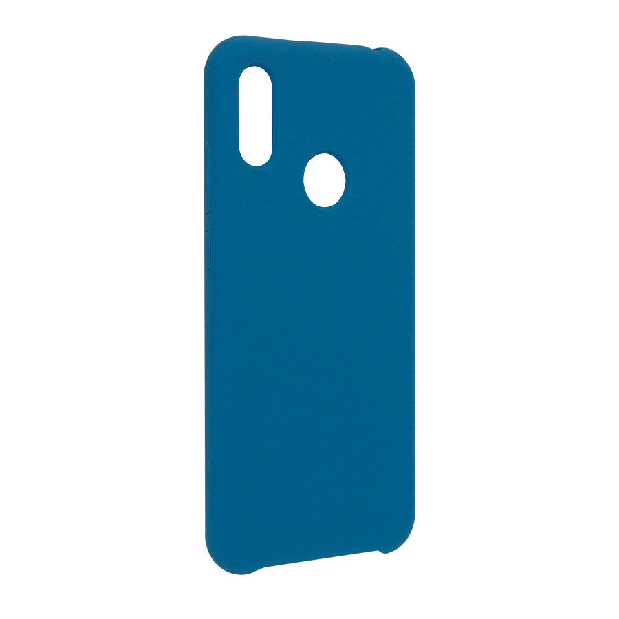 Funda Ghia De Silicon Color Azul Con Mica Para Huawei Y6s