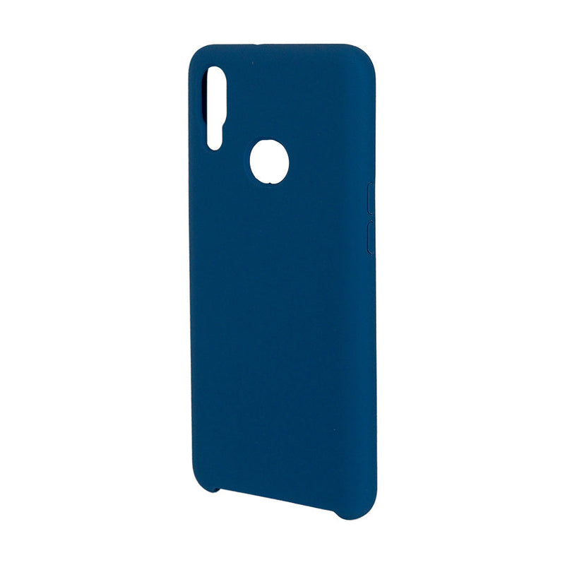 Funda Ghia De Silicon Color Azul Con Mica Para Samsung A10s