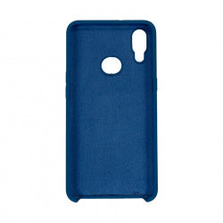 Funda Ghia De Silicon Color Azul Con Mica Para Samsung A10s