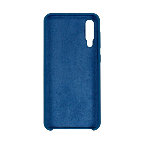 Funda Ghia De Silicon Color Azul Con Mica Para Samsung A30s