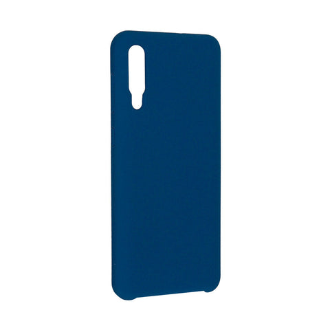 Funda Ghia De Silicon Color Azul Con Mica Para Samsung A30s