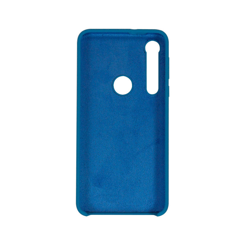 Funda Ghia De Silicon Color Azul Para Motorola G8 Play