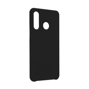 Funda Ghia De Silicon Color Negro Con Mica Para Huawei P30 Lite