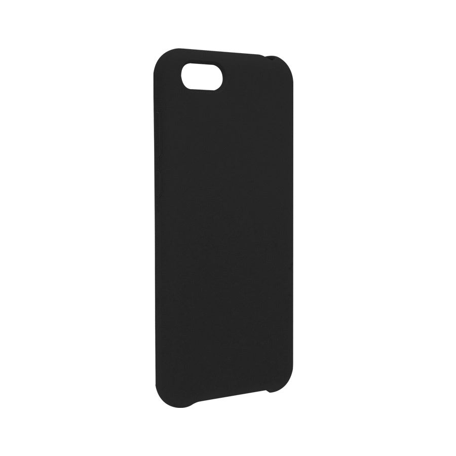Funda Ghia De Silicon Color Negro Con Mica Para Huawei Y5