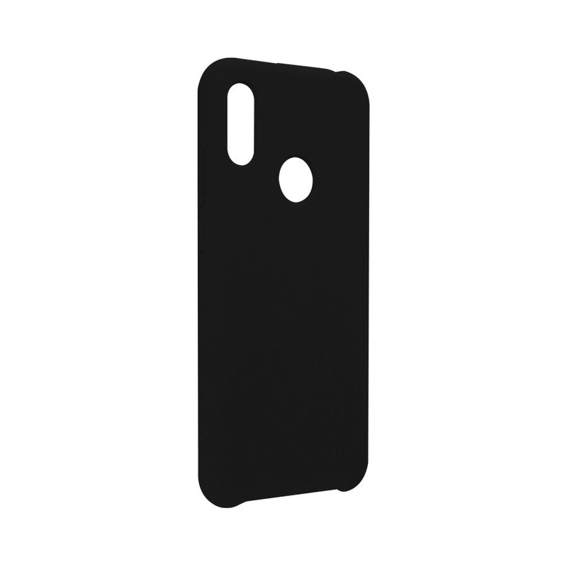 Funda Ghia De  Silicon Color Negro Con Mica Para Huawei Y6 2019