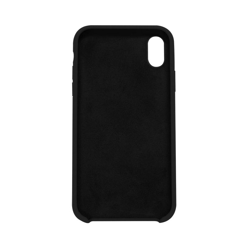 Funda Ghia De Silicon Color Negro Con Mica Para Iphone Xr