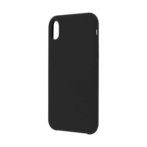 Funda Ghia De Silicon Color Negro Con Mica Para Iphone Xr