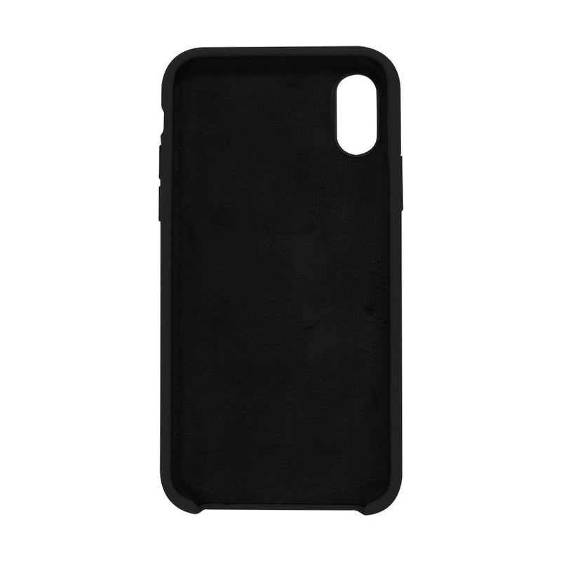 Funda Ghia De Silicon Color Negro Con Mica Para Iphone Xs Max