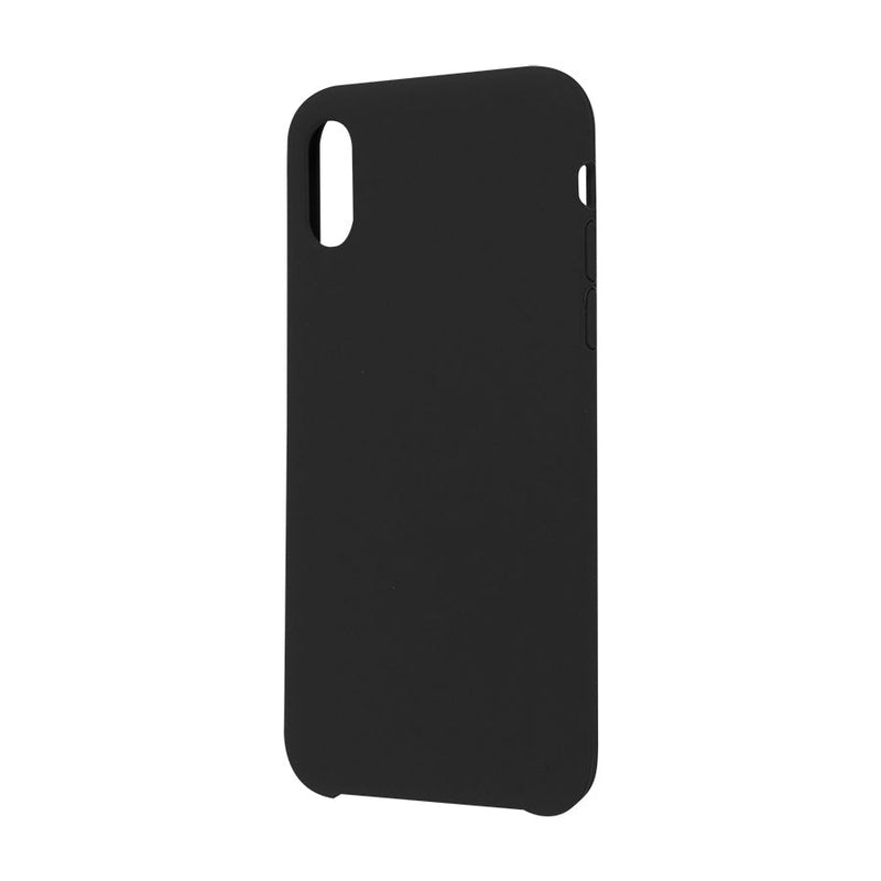 Funda Ghia De Silicon Color Negro Con Mica Para Iphone Xs Max