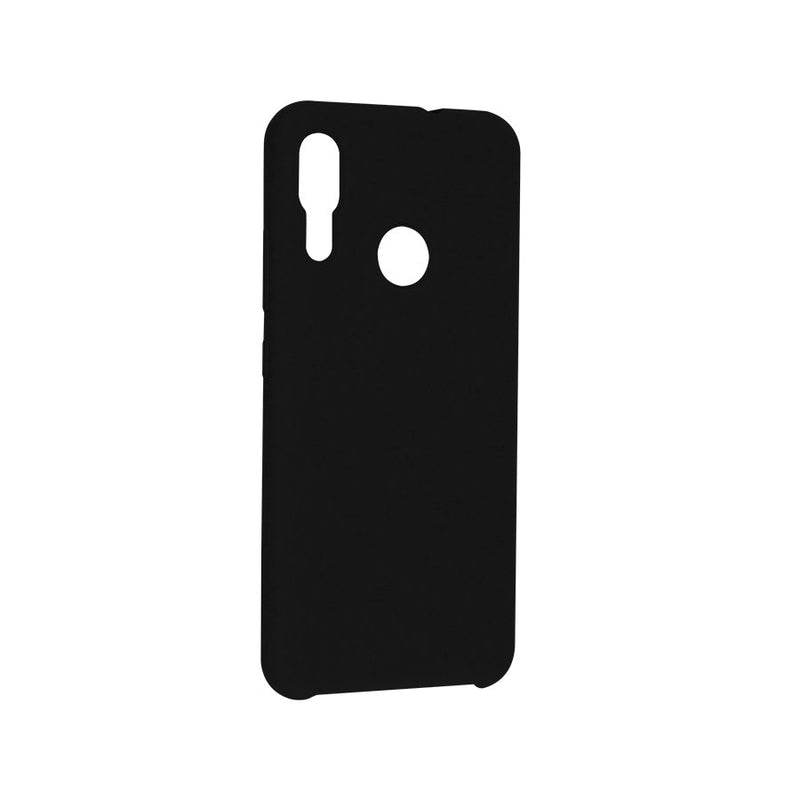 Funda Ghia De Silicon Color Negro Con Mica Para Motorola E6 Plus