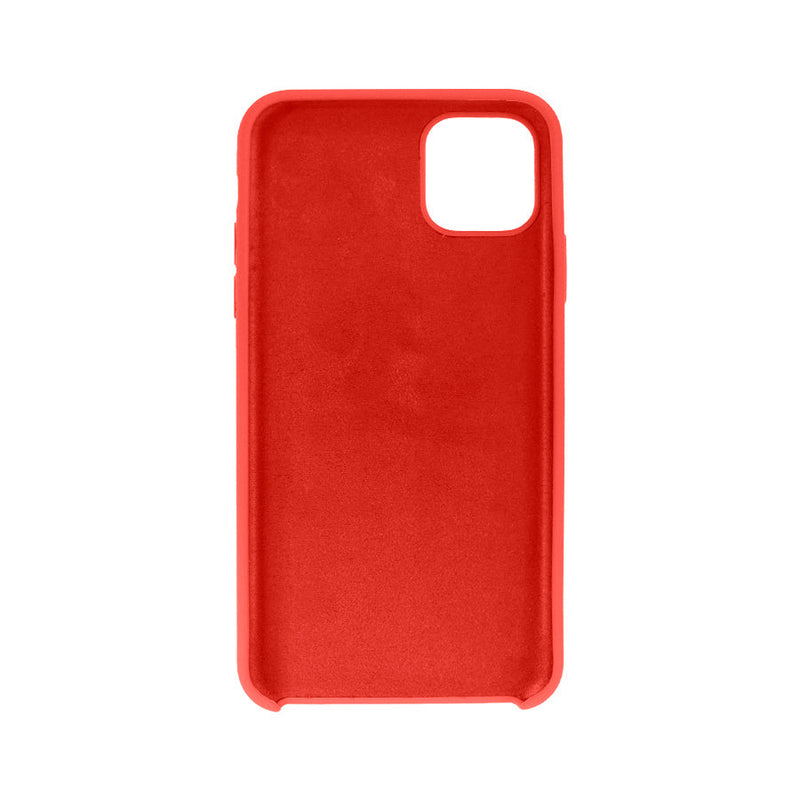 Funda Ghia De Silicon Color Roja Con Mica Para Iphone 11 Pro