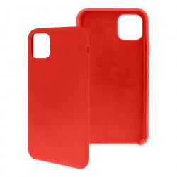 Funda Ghia De Silicon Color Roja Con Mica Para Iphone 11 Pro