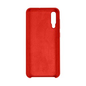 Funda Ghia De  Silicon Color Roja Con Mica Para Samsung A30s