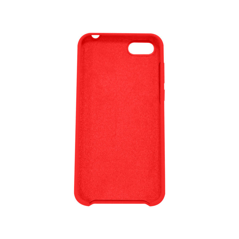 Funda Ghia De Silicon Color Rojo Con Mica Para Huawei Y5