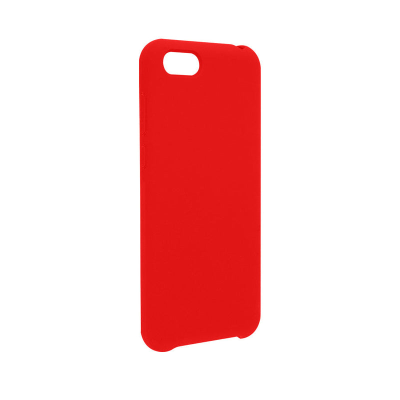 Funda Ghia De Silicon Color Rojo Con Mica Para Huawei Y5