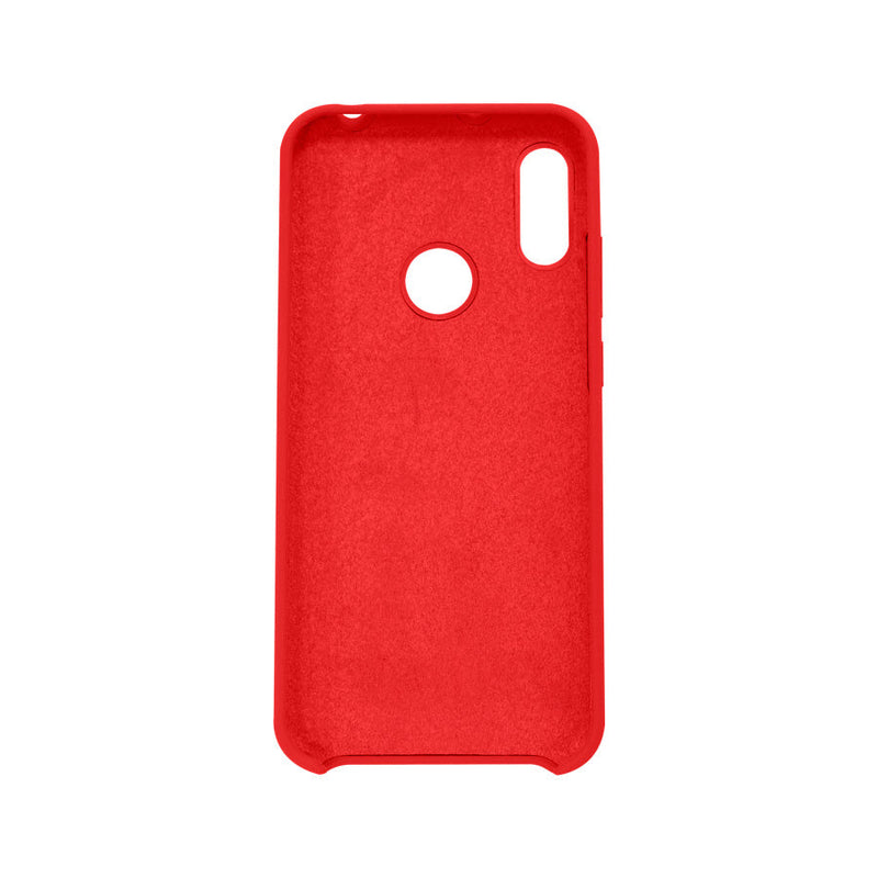 Funda Ghia De  Silicon Color Rojo Con Mica Para Huawei Y6s