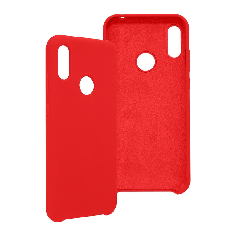 Funda Ghia De  Silicon Color Rojo Con Mica Para Huawei Y6s