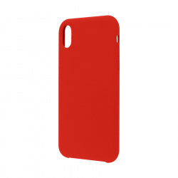 Funda Ghia De Silicon Color Rojo Con Mica Para Iphone Xr