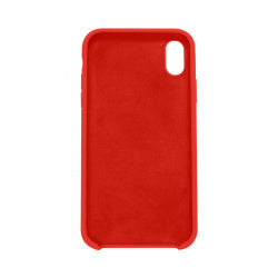 Funda Ghia De Silicon Color Rojo Con Mica Para Iphone Xr