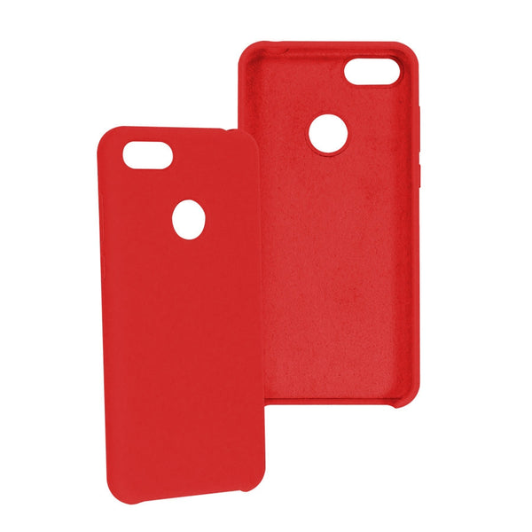 Funda Ghia De Silicon Color Rojo Para Motorola E6 Play