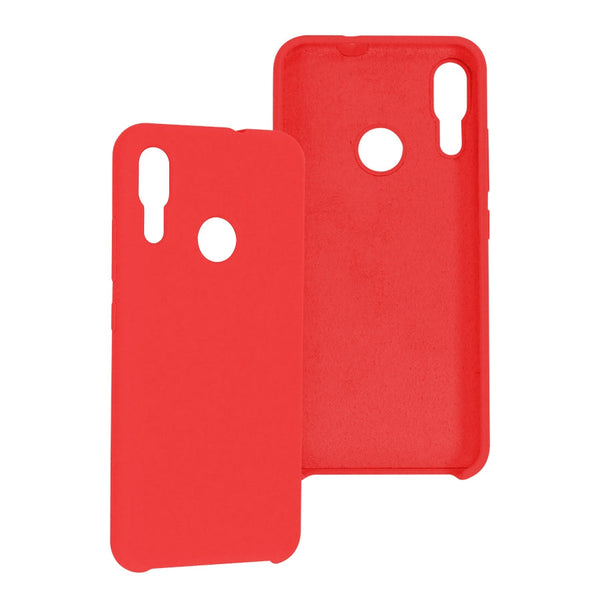 Funda Ghia De Silicon Color Rojo Para Motorola E6 Plus