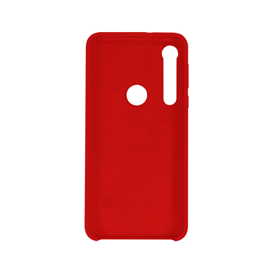 Funda Ghia De Silicon Color Rojo Para Motorola G8 Play