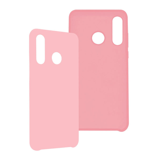 Funda Ghia De Silicon Color Rosa Con Mica Para Huawei P30 Lite