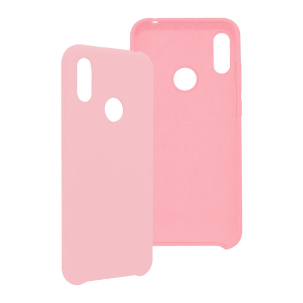 Funda Ghia De Silicon Color Rosa Con Mica Para Huawei Y6s