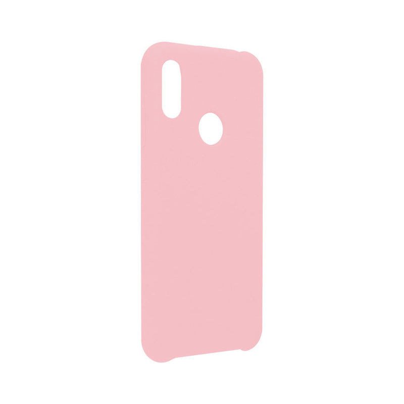 Funda Ghia De Silicon Color Rosa Con Mica Para Huawei Y6s