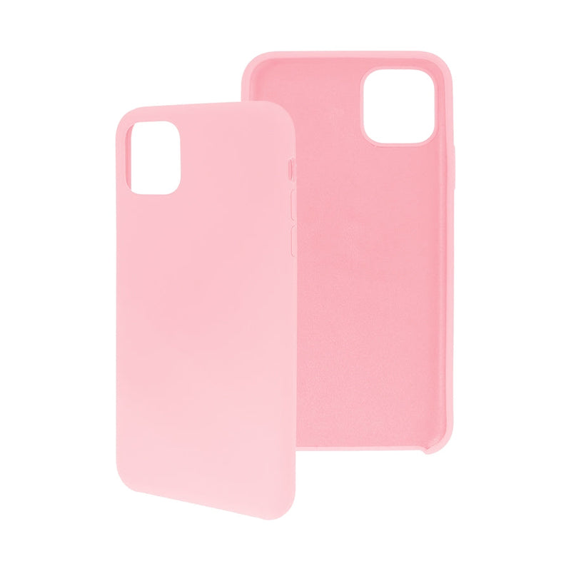 Funda Ghia De Silicon Color Rosa Con Mica Para Iphone 11 Pro Max