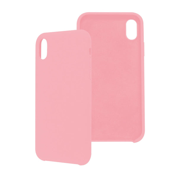 Funda Ghia De Silicon Color Rosa Con Mica Para Iphone Xr