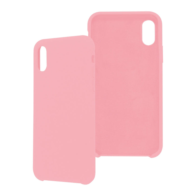 Funda Ghia De Silicon Color Rosa Con Mica Para Iphone Xs Max