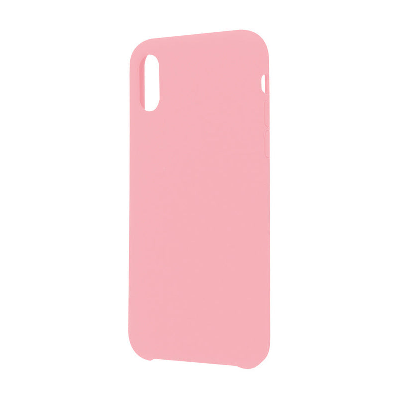 Funda Ghia De Silicon Color Rosa Con Mica Para Iphone Xs/X