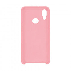 Funda Ghia De Silicon Color Rosa Con Mica Para Samsung A10s