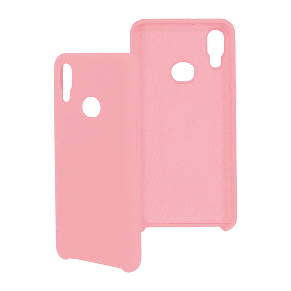 Funda Ghia De Silicon Color Rosa Con Mica Para Samsung A10s