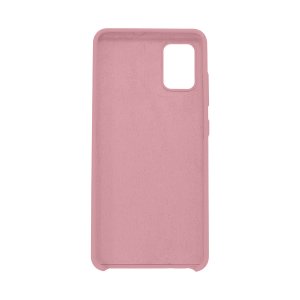 Funda Ghia De Silicon Color  Rosa Con Mica Para Samsung A51s