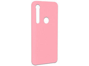 Funda Ghia De Silicon Color Rosa Para Motorola G8 Play