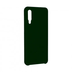 Funda Ghia De Silicon Color Verde Con Mica Para Samsung A30s