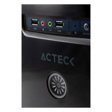Gabinete Acteck Dassel P-502 Atx Fuente 500w Negro Wkgp-002