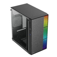 Gabinete Acteck Fusion Ii M-Atx Fuente Atx500w Usb 3.0 Negro Ac-935753