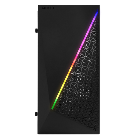Gabinete Acteck Kioto Compact Micro Tower Rgb 3.0 500w Acril Ac-933070