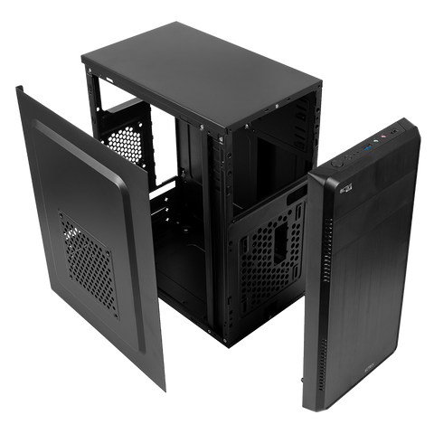 Gabinete Acteck Kioto Micro Torre M-Atx M-Itx Usb 3.0 Fuente 500w (Ac-932547)