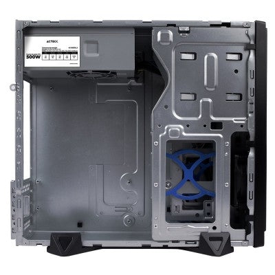 Gabinete Acteck Lubeck Gs660 Slim M-Atx Usb 3.0/500w 1 Ventilador Ac-932530