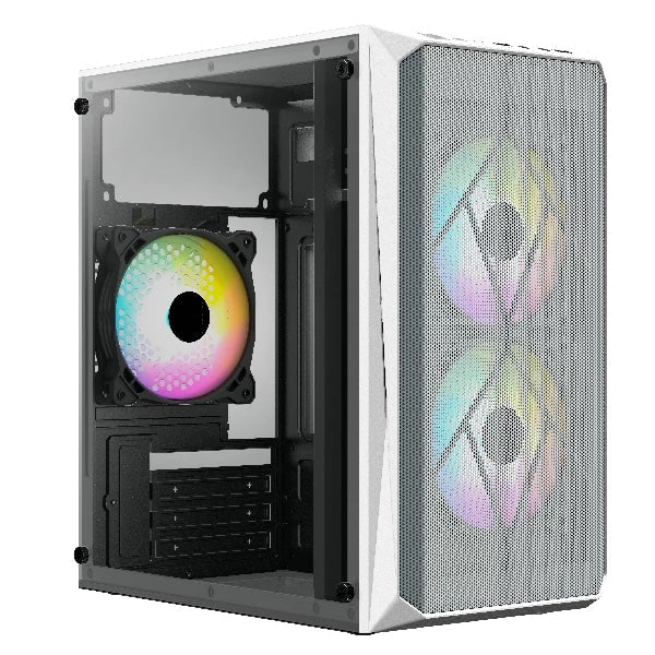 Gabinete Acteck Mini Torre Doomgi630 Atx500W Acrilico Blanco Ac-935746