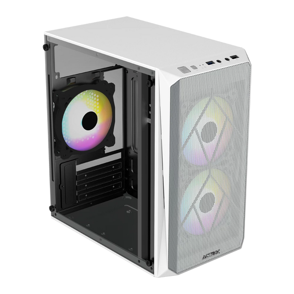 Gabinete Acteck Mini Torre Doomgi630 Atx500W Acrilico Blanco Ac-935746